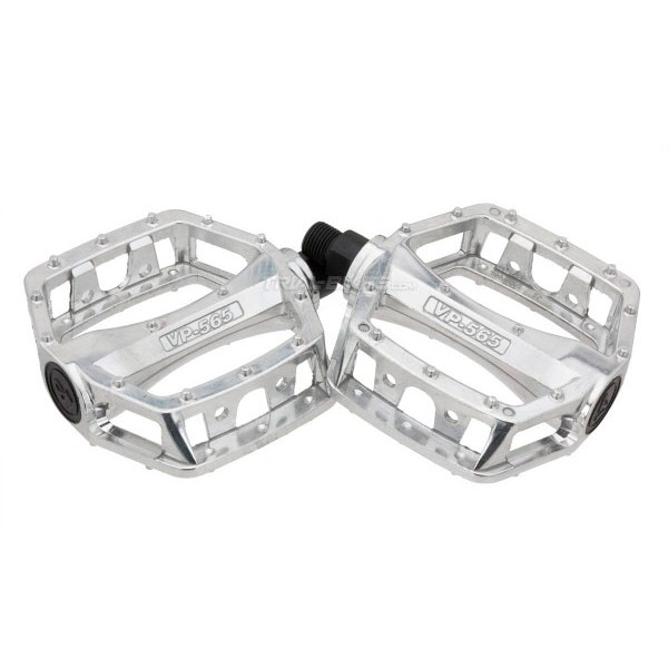 PEDAL PLATAFORMA BMX PLATA 1/2"